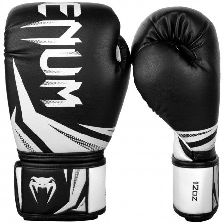 Challenger 3.0 Boxing Gloves - Black/White